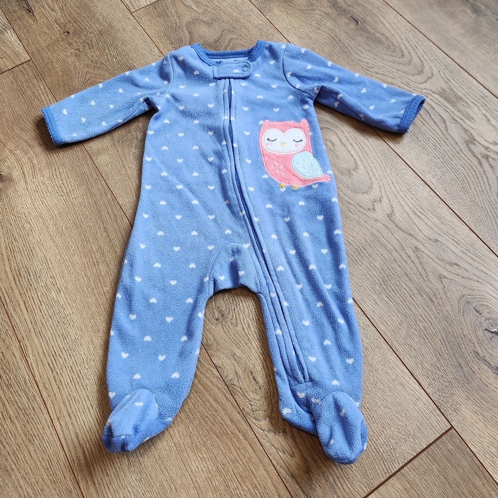 Carter's 3m Fleece owl Sleeper